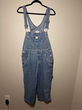Vintage CK Calvin Klein Jeans Women's Capri Overalls cropped Y2K medium denim